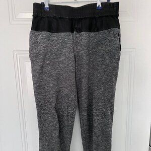 Club Monano Faux Leather Grey Jogger
